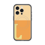 スリムプロテクションプレミアムケース with MagSafe［ オリジナル - initial two tone - L orange ］