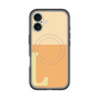 スリムプロテクションプレミアムケース with MagSafe［ オリジナル - initial two tone - L orange ］