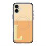 スリムプロテクションプレミアムケース with MagSafe［ オリジナル - initial two tone - L orange ］