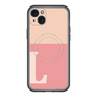 スリムプロテクションプレミアムケース with MagSafe［ オリジナル - initial two tone - L pink ］