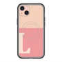 スリムプロテクションプレミアムケース with MagSafe［ オリジナル - initial two tone - L pink ］