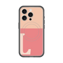 スリムプロテクションプレミアムケース with MagSafe［ オリジナル - initial two tone - L pink ］