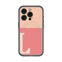 スリムプロテクションプレミアムケース with MagSafe［ オリジナル - initial two tone - L pink ］