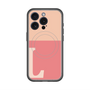 スリムプロテクションプレミアムケース with MagSafe［ オリジナル - initial two tone - L pink ］