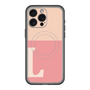 スリムプロテクションプレミアムケース with MagSafe［ オリジナル - initial two tone - L pink ］