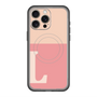 スリムプロテクションプレミアムケース with MagSafe［ オリジナル - initial two tone - L pink ］