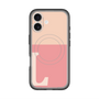 スリムプロテクションプレミアムケース with MagSafe［ オリジナル - initial two tone - L pink ］