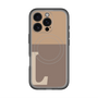 スリムプロテクションプレミアムケース with MagSafe［ オリジナル - initial two tone - L brown ］