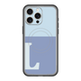 スリムプロテクションプレミアムケース with MagSafe［ オリジナル - initial two tone - L blue ］
