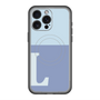 スリムプロテクションプレミアムケース with MagSafe［ オリジナル - initial two tone - L blue ］