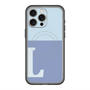 スリムプロテクションプレミアムケース with MagSafe［ オリジナル - initial two tone - L blue ］
