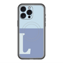 スリムプロテクションプレミアムケース with MagSafe［ オリジナル - initial two tone - L blue ］