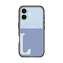 スリムプロテクションプレミアムケース with MagSafe［ オリジナル - initial two tone - L blue ］