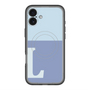 スリムプロテクションプレミアムケース with MagSafe［ オリジナル - initial two tone - L blue ］
