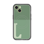 スリムプロテクションプレミアムケース with MagSafe［ オリジナル - initial two tone - L green ］