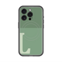 スリムプロテクションプレミアムケース with MagSafe［ オリジナル - initial two tone - L green ］
