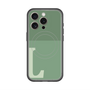 スリムプロテクションプレミアムケース with MagSafe［ オリジナル - initial two tone - L green ］