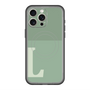 スリムプロテクションプレミアムケース with MagSafe［ オリジナル - initial two tone - L green ］