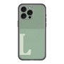 スリムプロテクションプレミアムケース with MagSafe［ オリジナル - initial two tone - L green ］