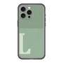 スリムプロテクションプレミアムケース with MagSafe［ オリジナル - initial two tone - L green ］