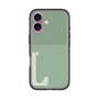 スリムプロテクションプレミアムケース with MagSafe［ オリジナル - initial two tone - L green ］