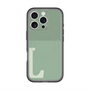 スリムプロテクションプレミアムケース with MagSafe［ オリジナル - initial two tone - L green ］