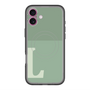 スリムプロテクションプレミアムケース with MagSafe［ オリジナル - initial two tone - L green ］