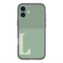 スリムプロテクションプレミアムケース with MagSafe［ オリジナル - initial two tone - L green ］