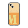 スリムプロテクションプレミアムケース with MagSafe［ オリジナル - initial two tone - M orange ］
