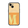 スリムプロテクションプレミアムケース with MagSafe［ オリジナル - initial two tone - M orange ］