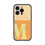 スリムプロテクションプレミアムケース with MagSafe［ オリジナル - initial two tone - M orange ］
