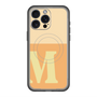 スリムプロテクションプレミアムケース with MagSafe［ オリジナル - initial two tone - M orange ］