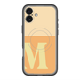 スリムプロテクションプレミアムケース with MagSafe［ オリジナル - initial two tone - M orange ］
