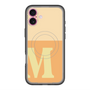 スリムプロテクションプレミアムケース with MagSafe［ オリジナル - initial two tone - M orange ］