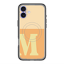 スリムプロテクションプレミアムケース with MagSafe［ オリジナル - initial two tone - M orange ］