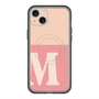 スリムプロテクションプレミアムケース with MagSafe［ オリジナル - initial two tone - M pink ］