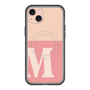 スリムプロテクションプレミアムケース with MagSafe［ オリジナル - initial two tone - M pink ］