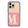 スリムプロテクションプレミアムケース with MagSafe［ オリジナル - initial two tone - M pink ］