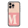 スリムプロテクションプレミアムケース with MagSafe［ オリジナル - initial two tone - M pink ］