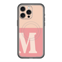 スリムプロテクションプレミアムケース with MagSafe［ オリジナル - initial two tone - M pink ］