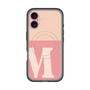 スリムプロテクションプレミアムケース with MagSafe［ オリジナル - initial two tone - M pink ］
