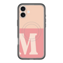 スリムプロテクションプレミアムケース with MagSafe［ オリジナル - initial two tone - M pink ］
