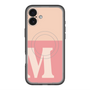 スリムプロテクションプレミアムケース with MagSafe［ オリジナル - initial two tone - M pink ］