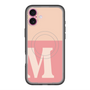 スリムプロテクションプレミアムケース with MagSafe［ オリジナル - initial two tone - M pink ］