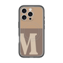 スリムプロテクションプレミアムケース with MagSafe［ オリジナル - initial two tone - M brown ］