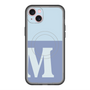 スリムプロテクションプレミアムケース with MagSafe［ オリジナル - initial two tone - M blue ］