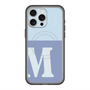 スリムプロテクションプレミアムケース with MagSafe［ オリジナル - initial two tone - M blue ］
