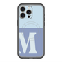 スリムプロテクションプレミアムケース with MagSafe［ オリジナル - initial two tone - M blue ］