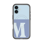 スリムプロテクションプレミアムケース with MagSafe［ オリジナル - initial two tone - M blue ］