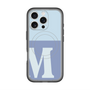 スリムプロテクションプレミアムケース with MagSafe［ オリジナル - initial two tone - M blue ］